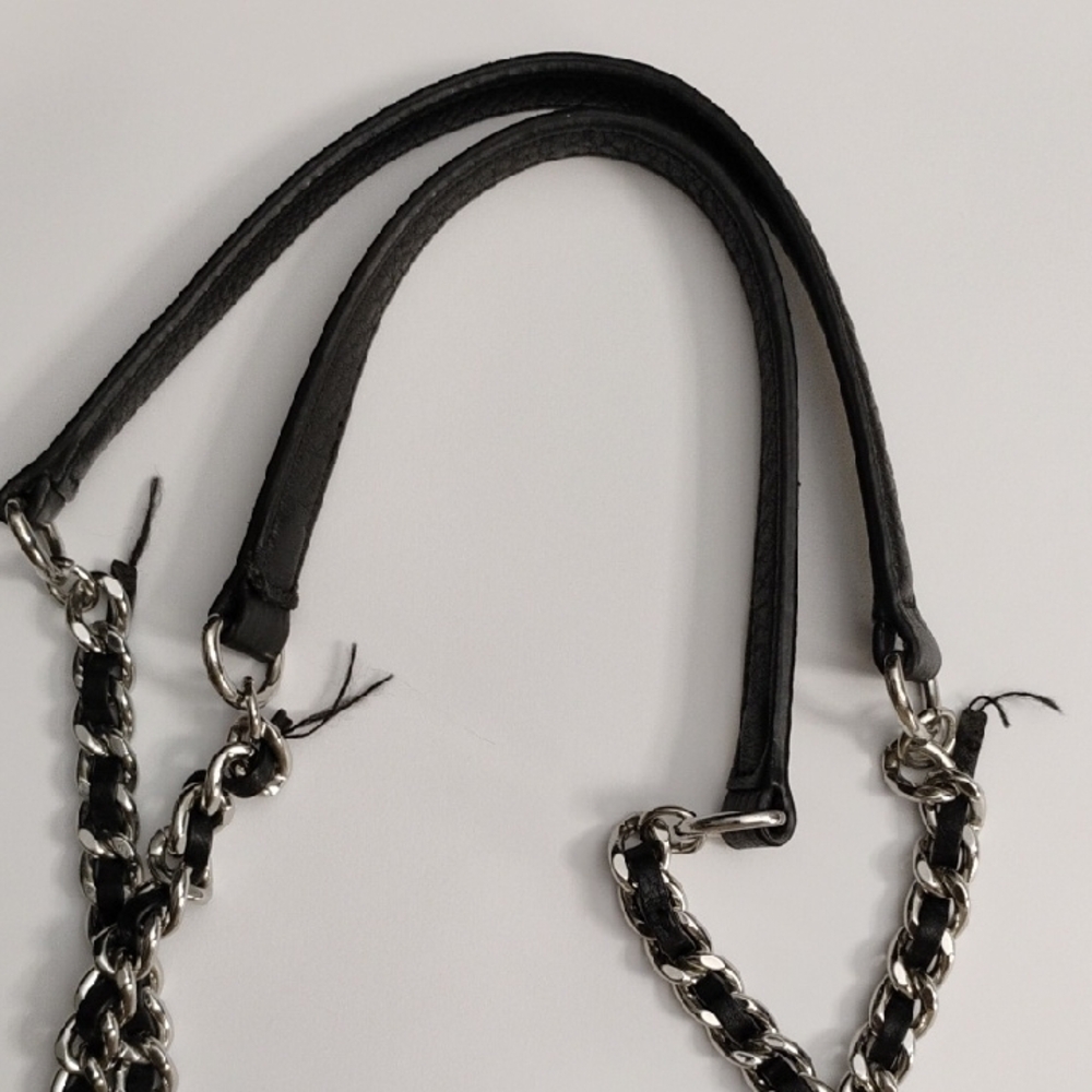 Karl Lagerfeld Black Chain Shoulder Bag - Picture 16 of 16